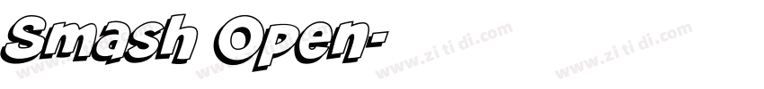 Smash Open字体转换